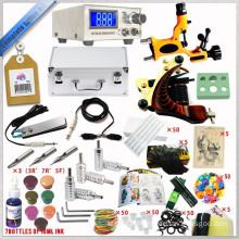 2015NEW Rotary Tattoo Gun Machine Motor Liner Shader Power Suply Pedal Kit set